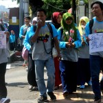 Aksi damai mewujudkan Jateng Inklusi. Foto: Ceprudin