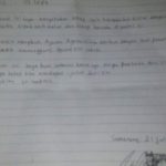 Isi Surat Pernyataan: Isi surat pernyataan yang harus ditandatangani oleh Siswa kelas XI Sekolah Menengah Kejuruan (SMK) Negeri 7 Semarang, Zulfa Nur Rahman. Foto: hotbanget.id.